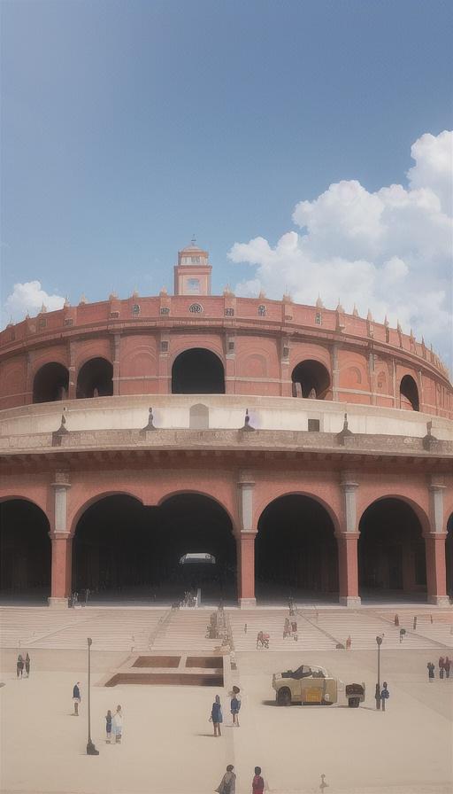 闘牛場っぽい建物 | の人気AIイラスト・グラビア