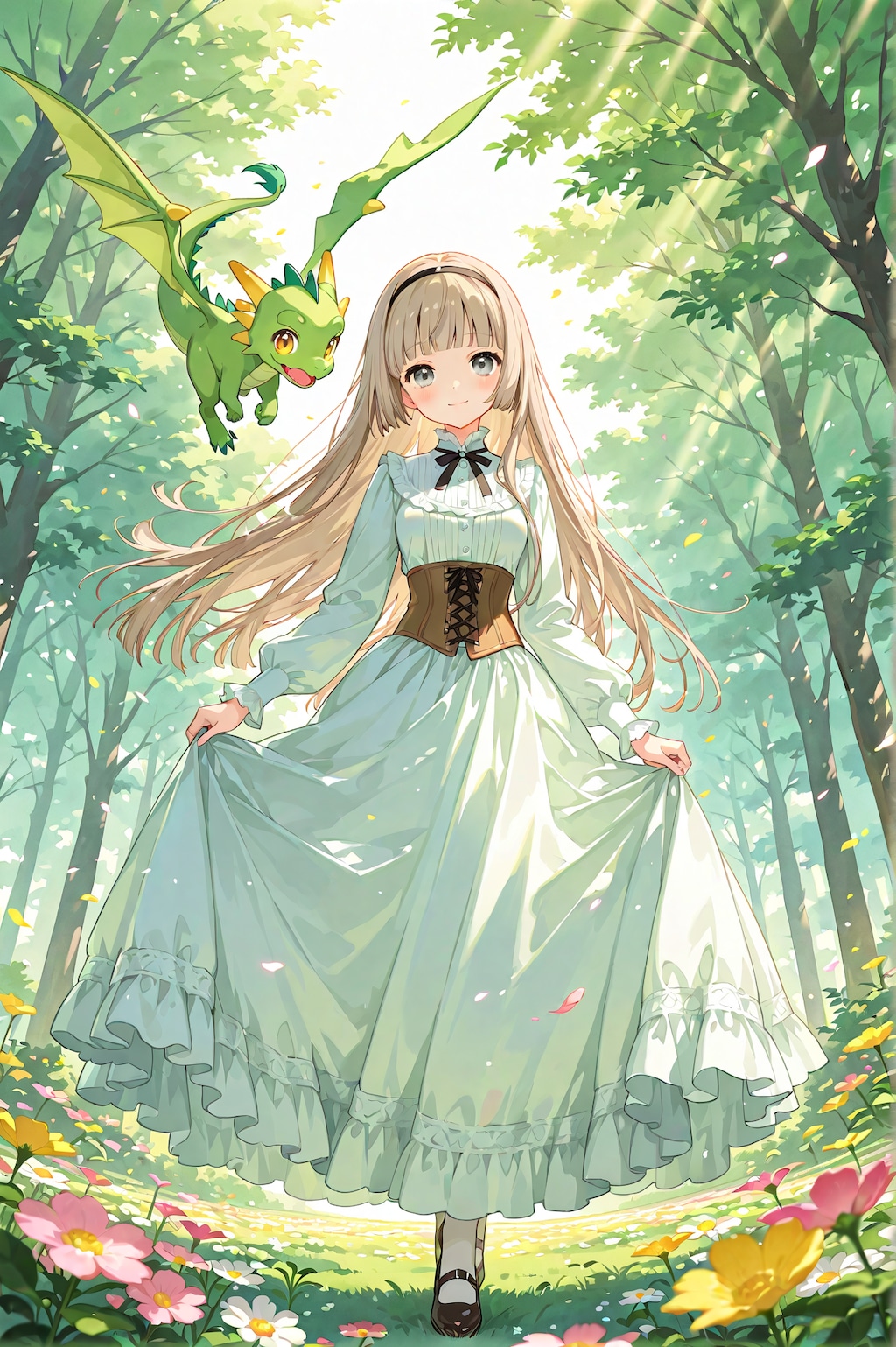 春光と緑の竜 (でやんす)