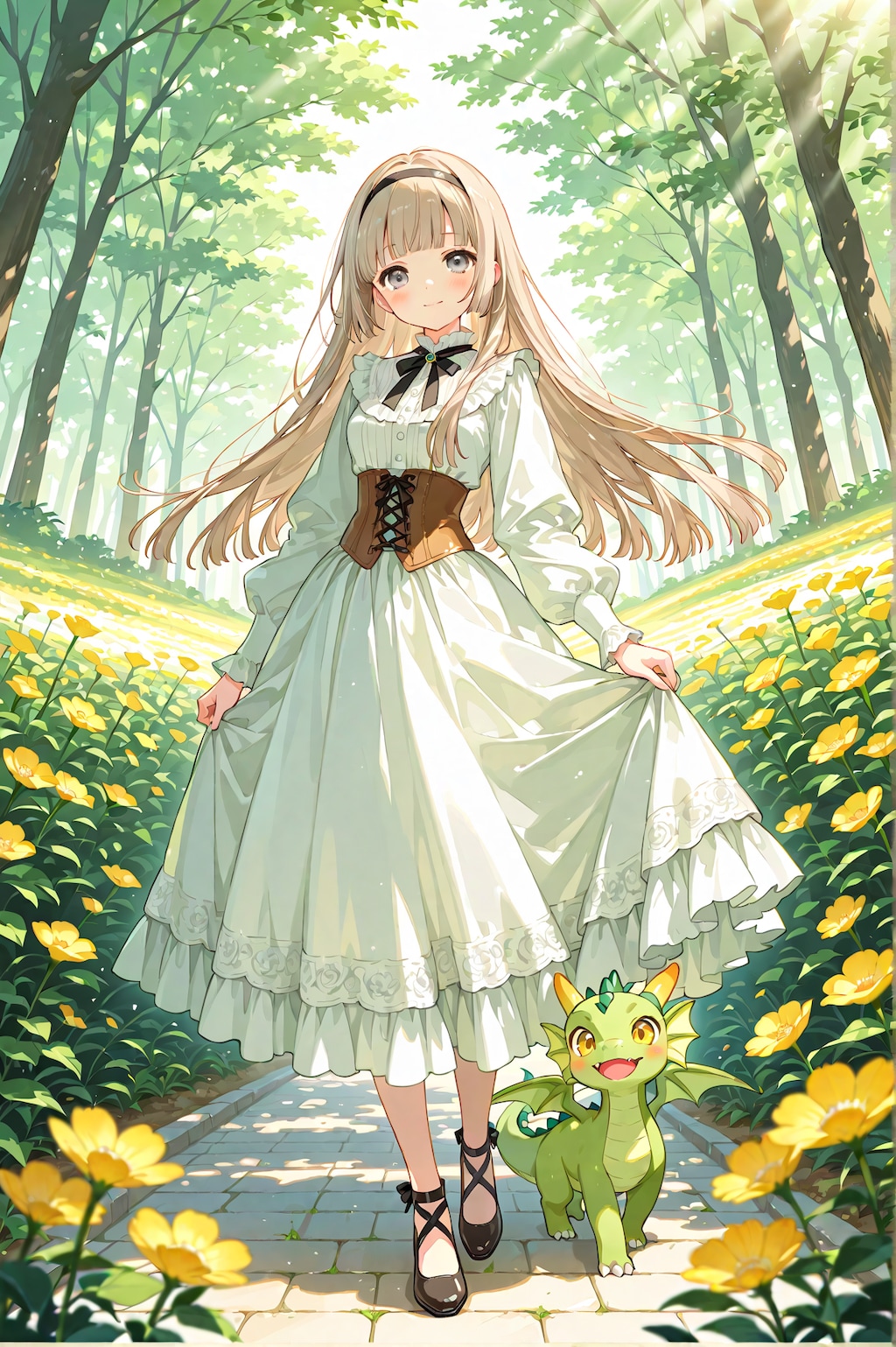 春光と緑の竜 (でやんす)