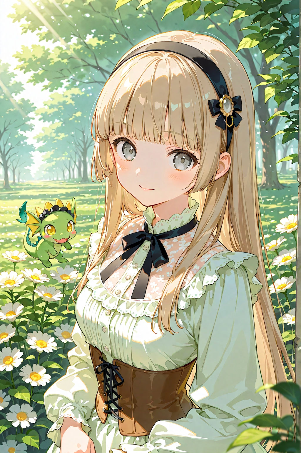 春光と緑の竜 (でやんす)