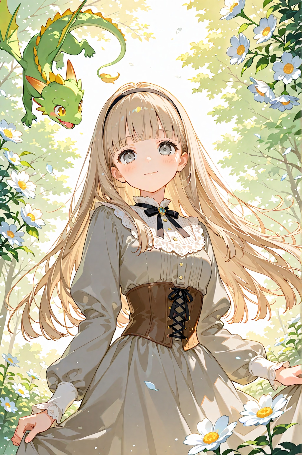 春光と緑の竜 (でやんす)