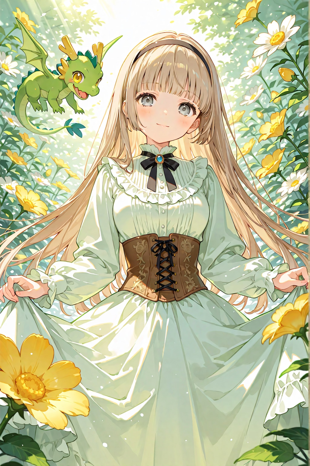 春光と緑の竜 (でやんす)