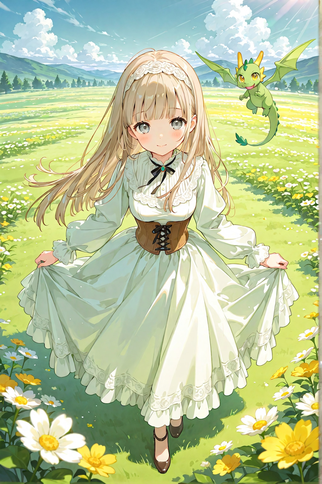 春光と緑の竜 (でやんす)