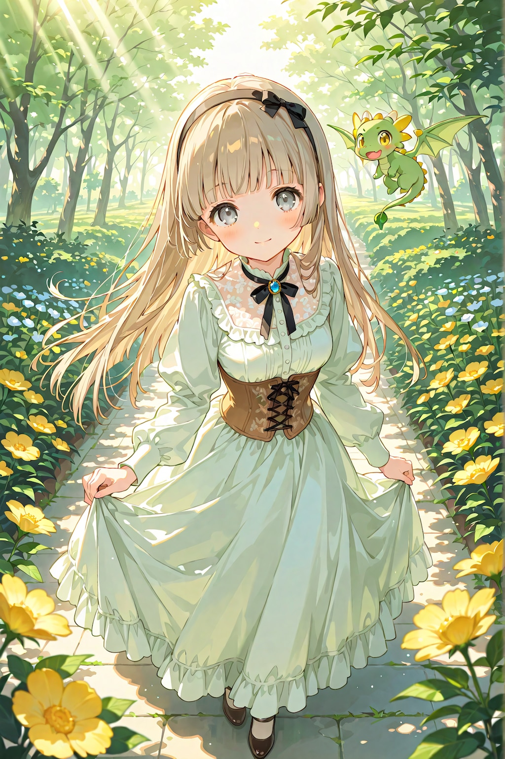 春光と緑の竜 (でやんす)