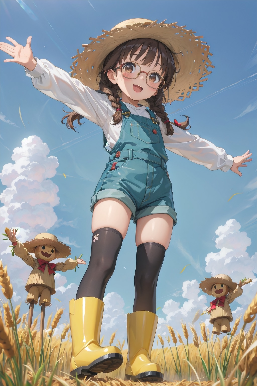 １日案山子役委員長ちゃん