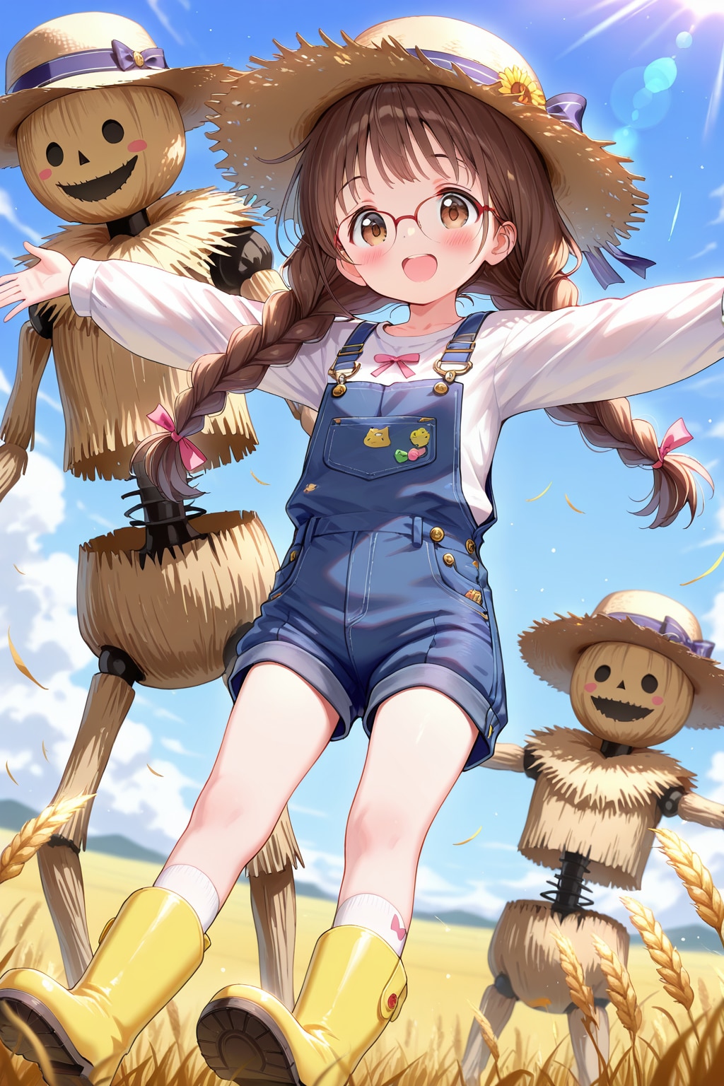 １日案山子役委員長ちゃん