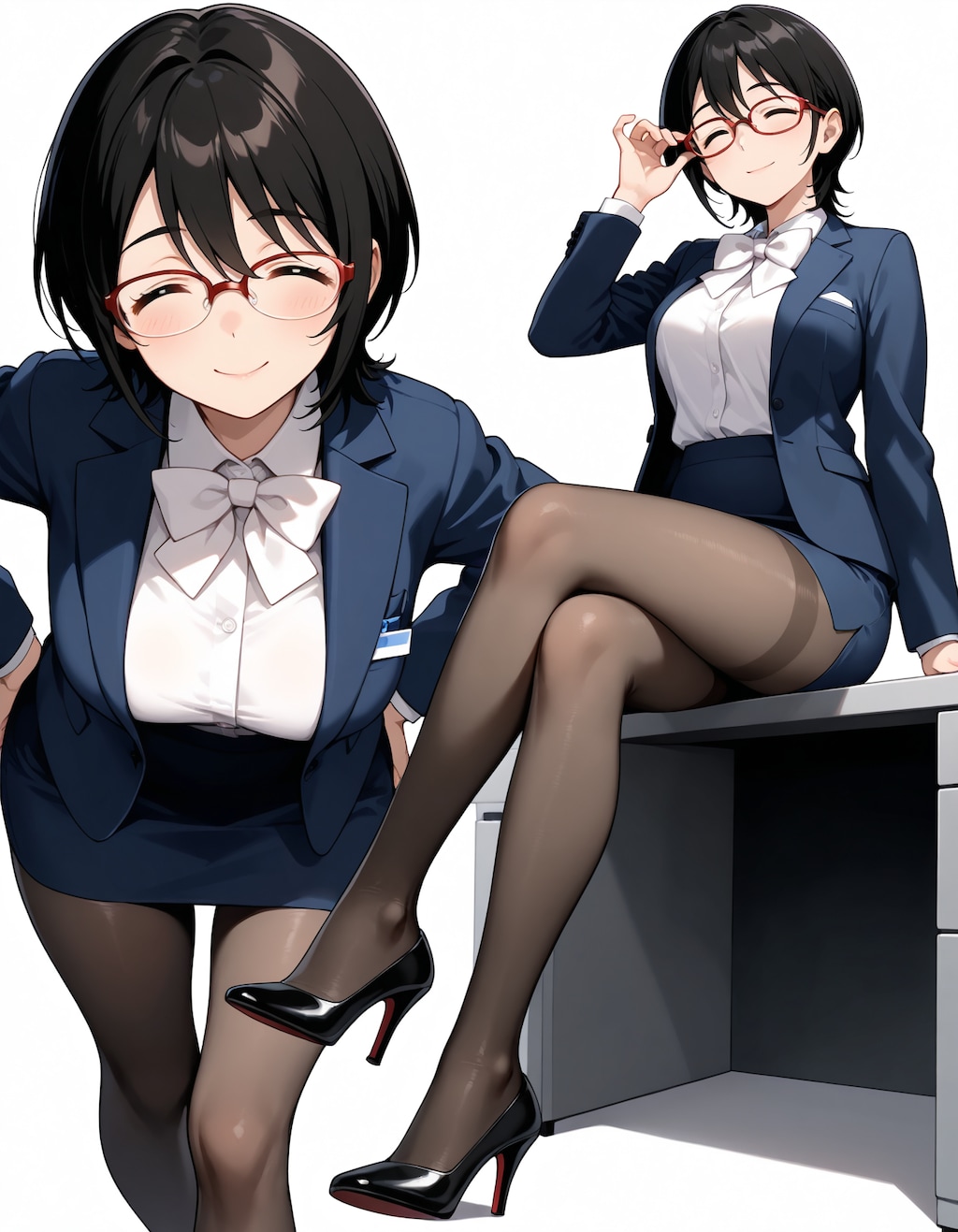 愛花ちゃんのOL服お借りしました