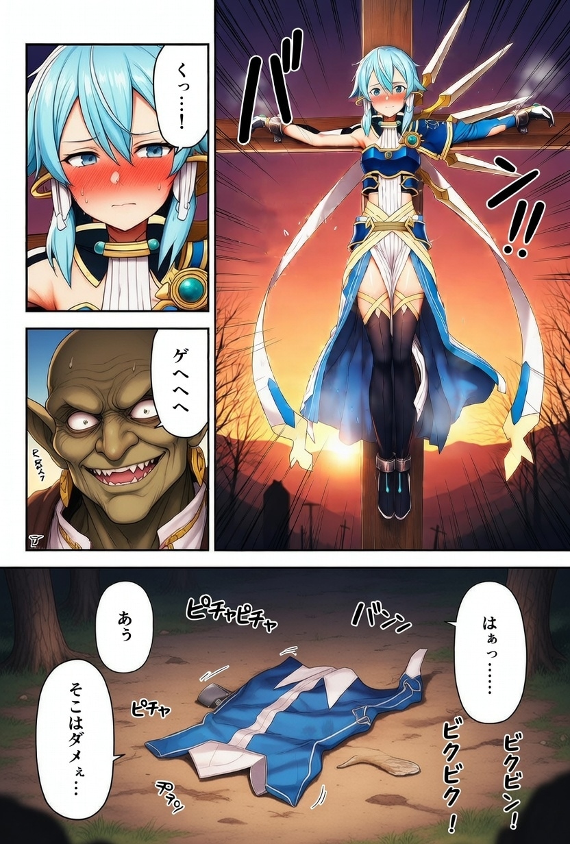 磔にされた太陽神ソルスに降りかかる受難