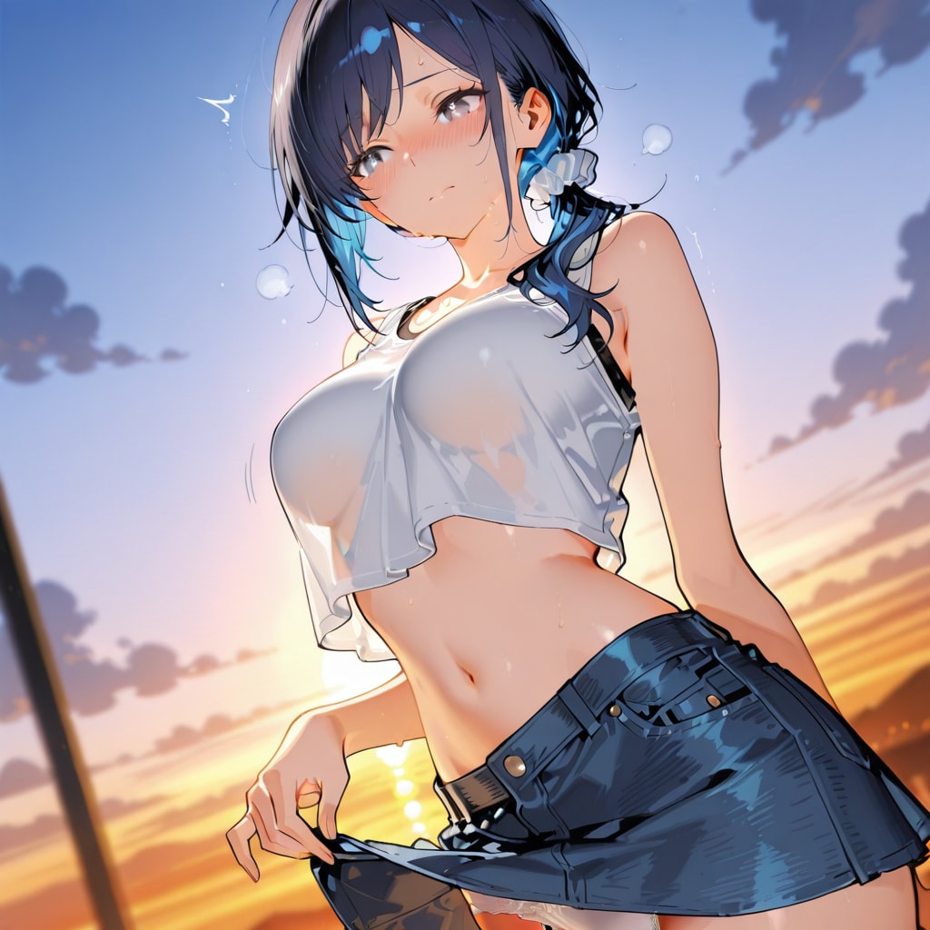チラ見せ七瀬　81