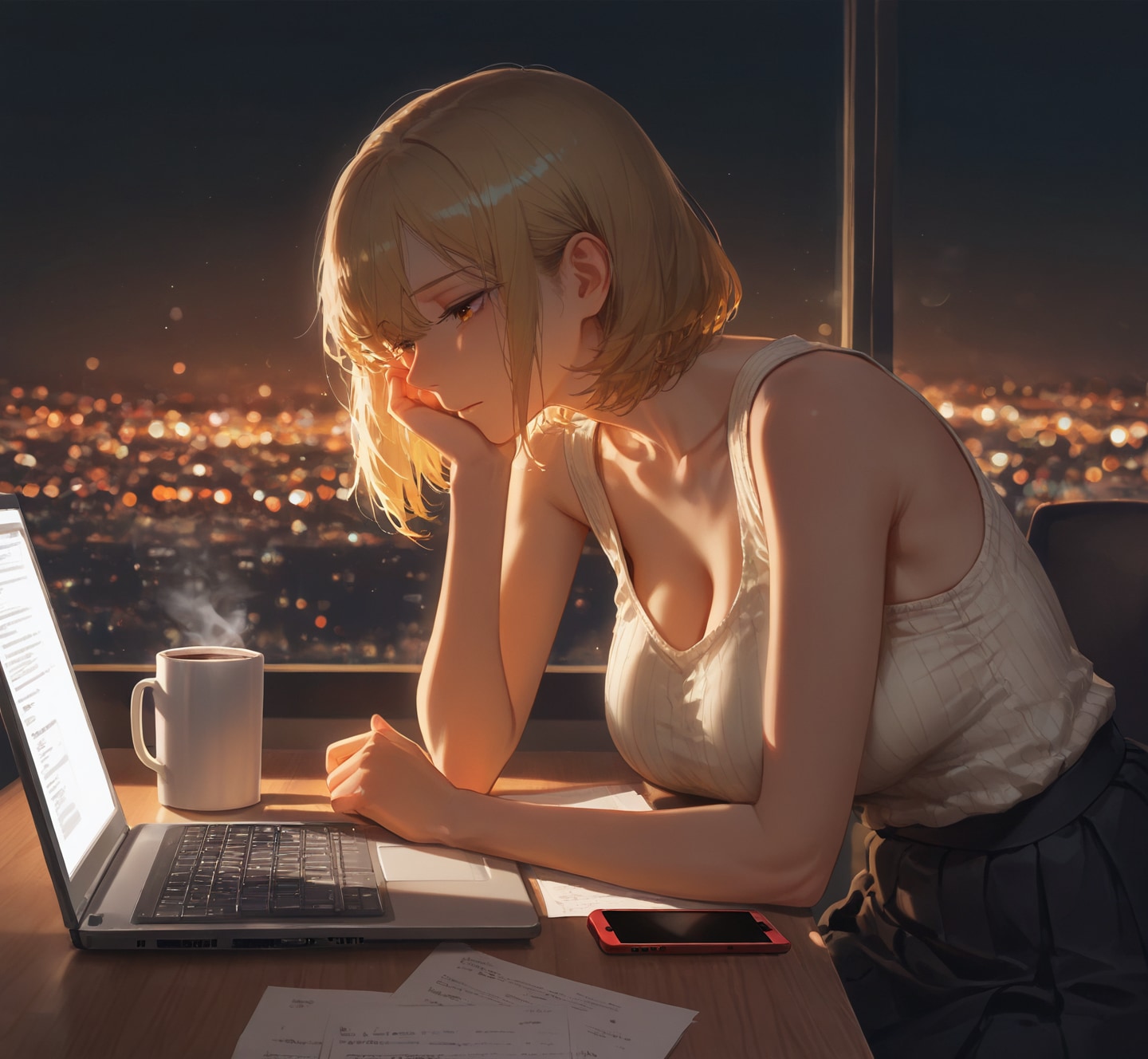 咲｜残業