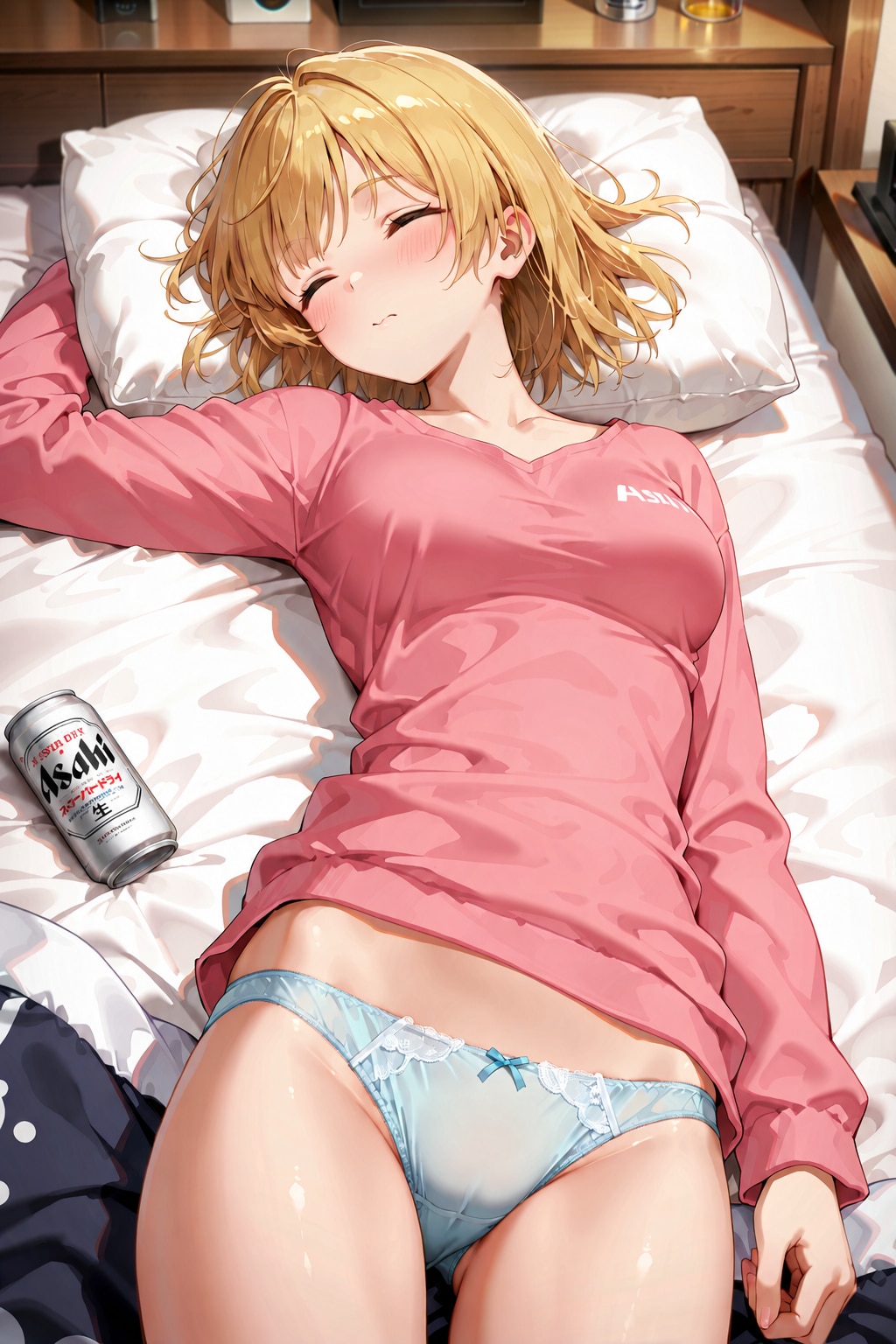 宅飲みハプニング♪～先輩の無防備な寝顔～ Z605