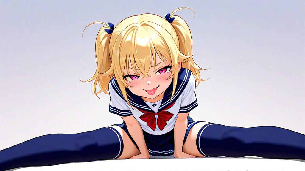 金髪小悪魔顔