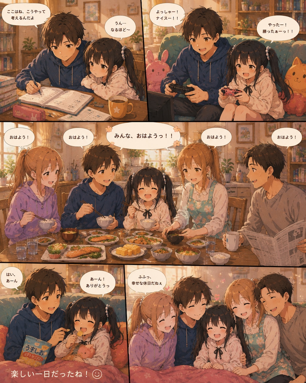 澪（みお）ちゃん家族　陽くんとの1日