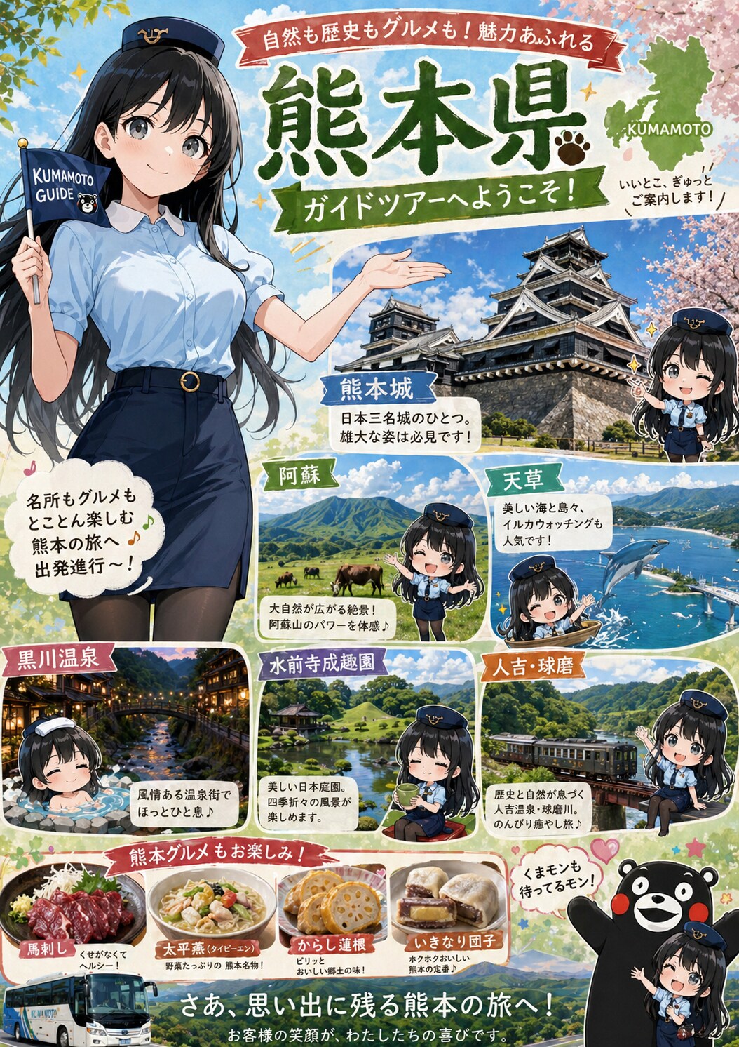 熊本県ツアー | の人気AIイラスト・グラビア