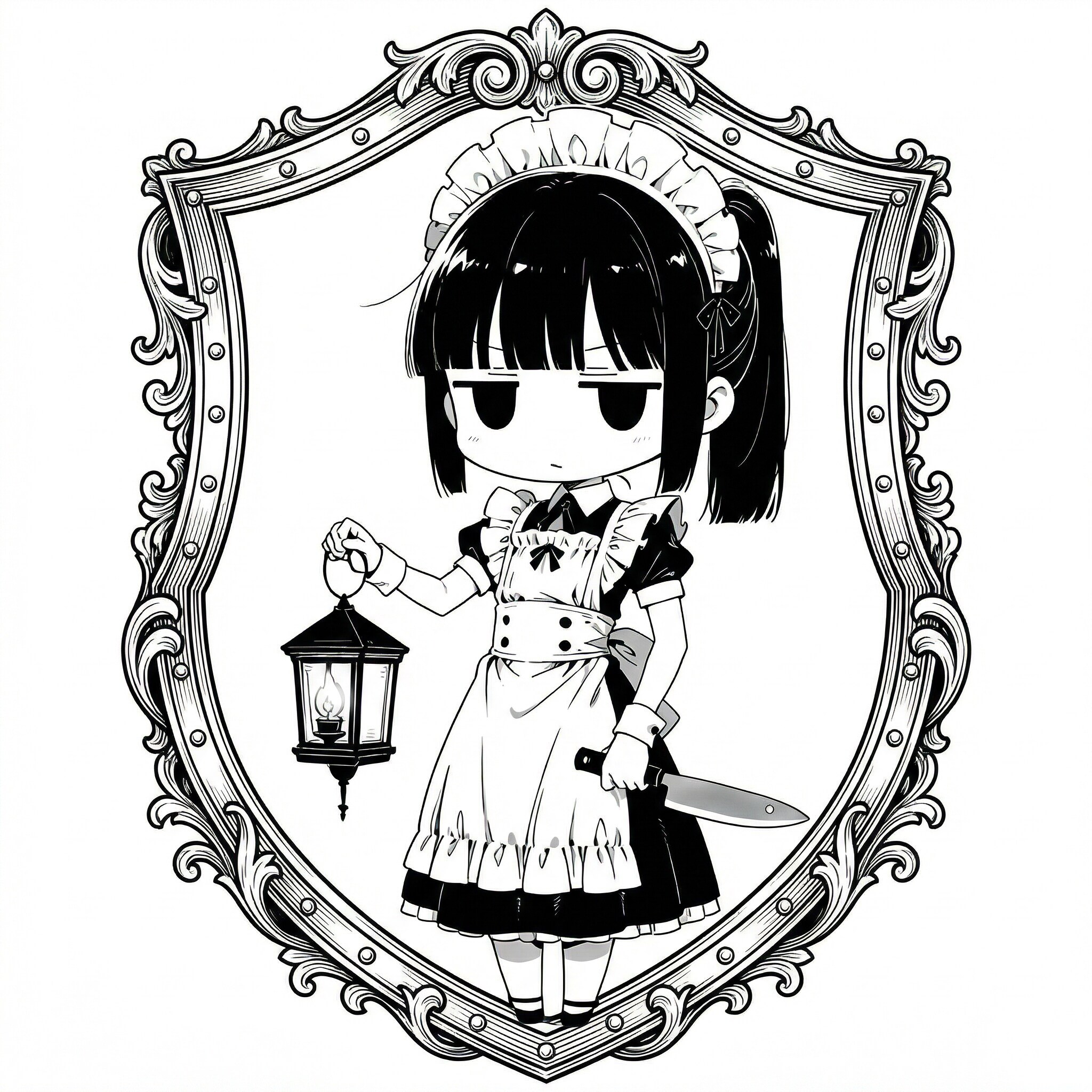 この絵柄でオリジナルジッポー作ってみようかなと思ってたりｗ | の人気AIイラスト・グラビア