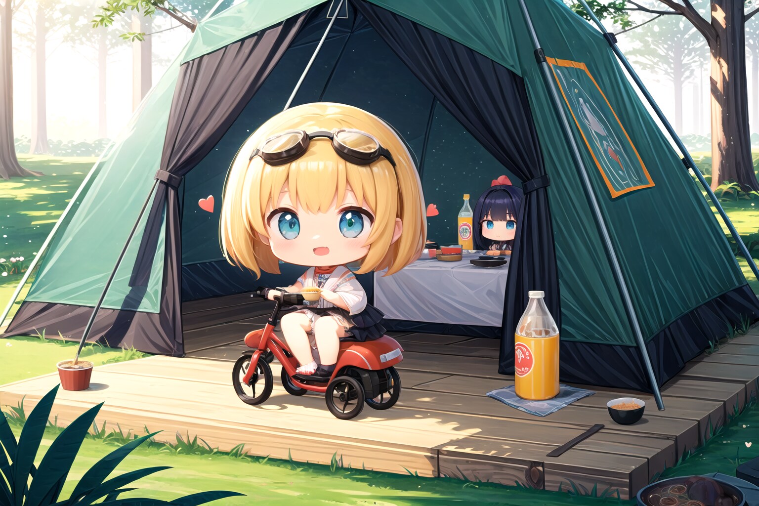 あぁ-、椅子替わりね。 | の人気AIイラスト・グラビア