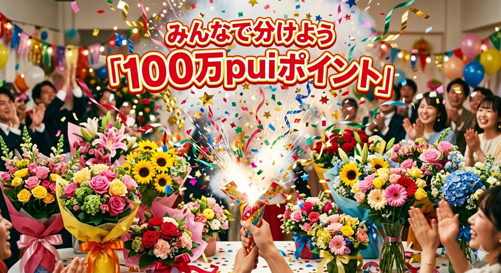「100万ポイントのシェアを実現しよう」応援メッセージ