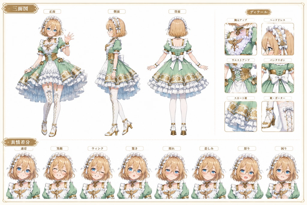 舞ちゃん&純ちゃんキャラシート