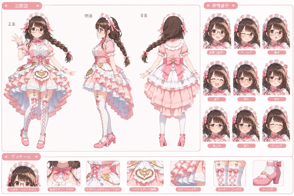舞ちゃん&純ちゃんキャラシート