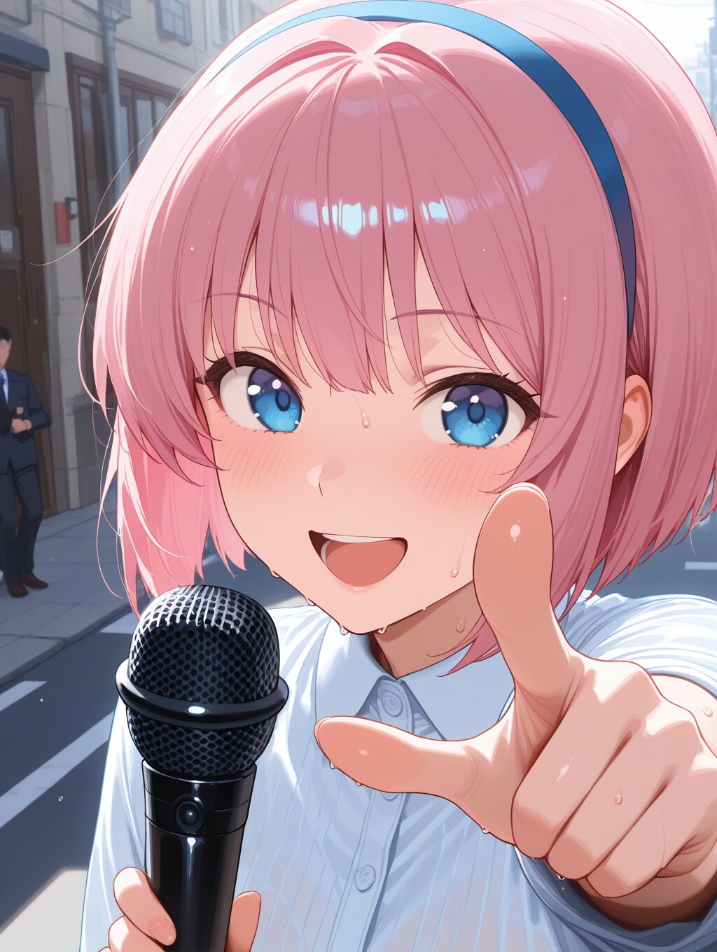 突撃レポーター | の人気AIイラスト・グラビア