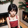 【クリスマス】ボーイッシュな女の子 2枚目