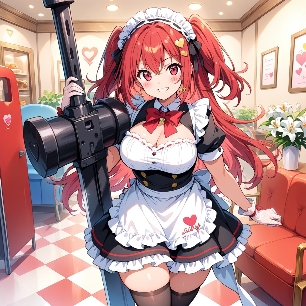 巨大武器で始める記念撮影会