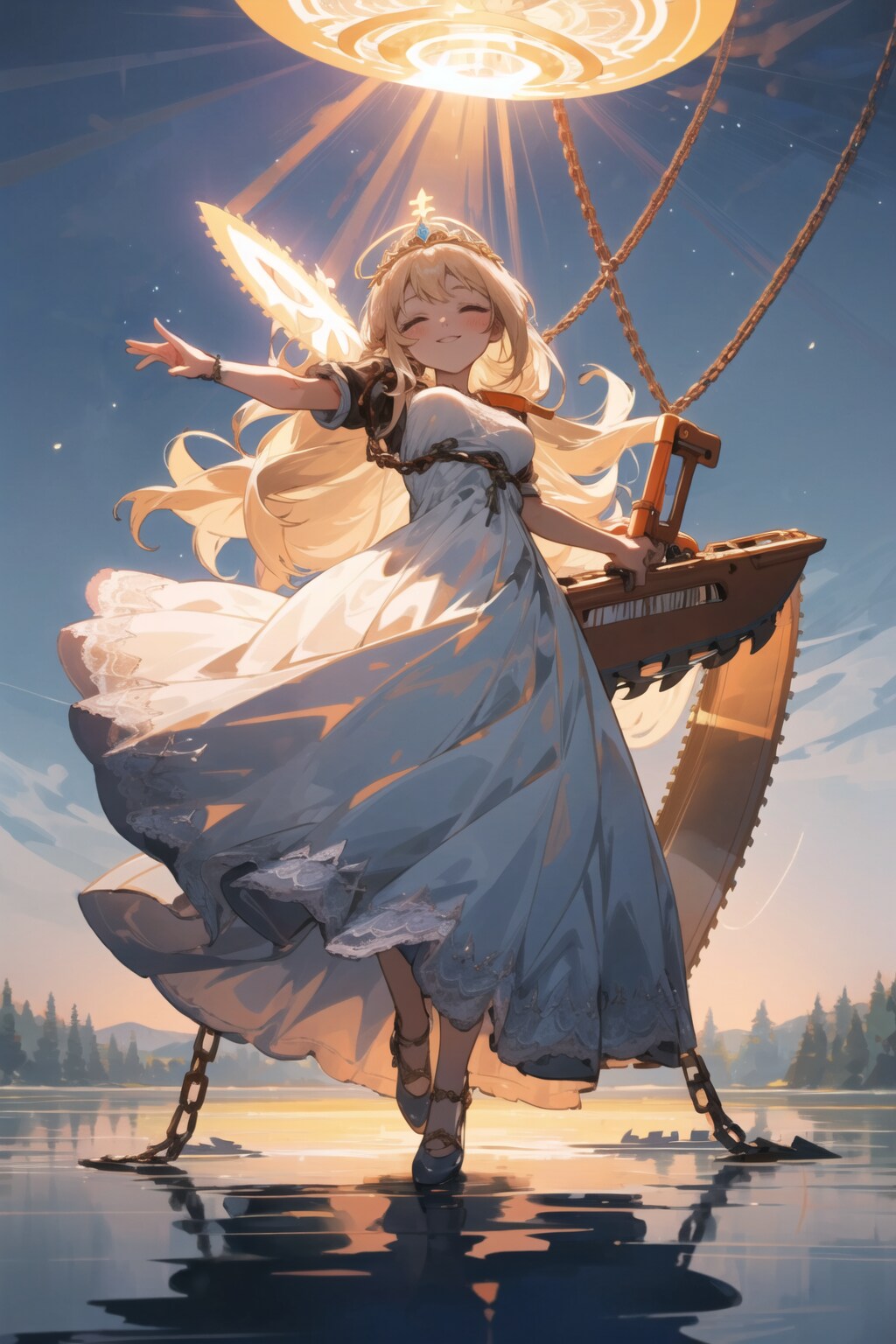 泉に現れた女神様