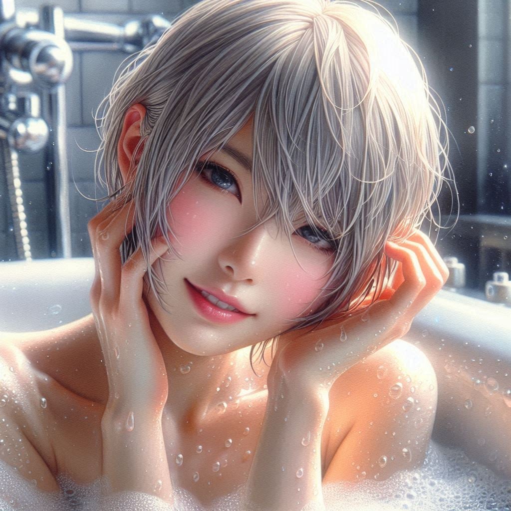 クール系さんのお風呂