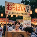 夏祭りの屋台（おっぱい屋） 7枚目