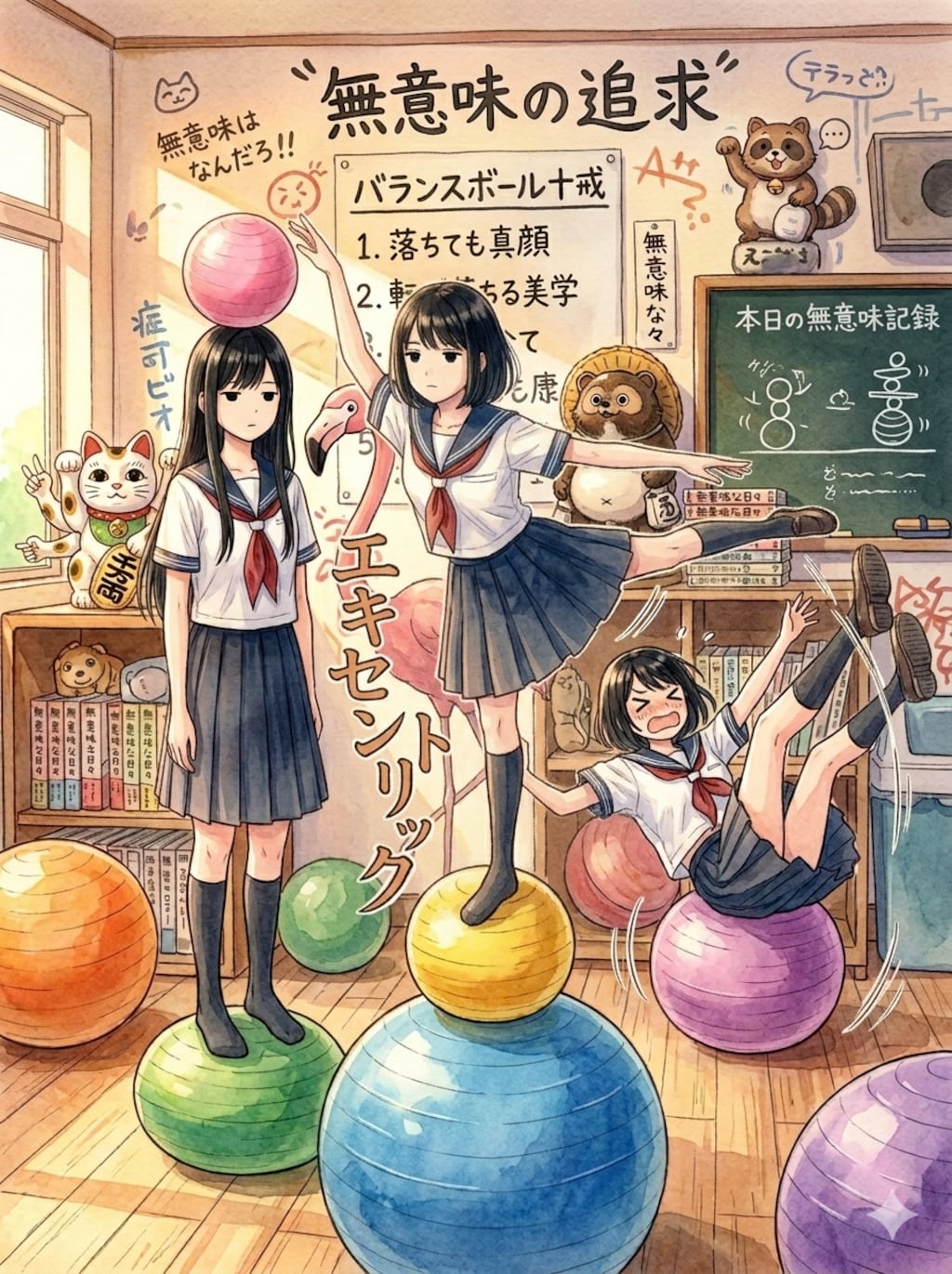 お久しブリーフ（バランスボール編）