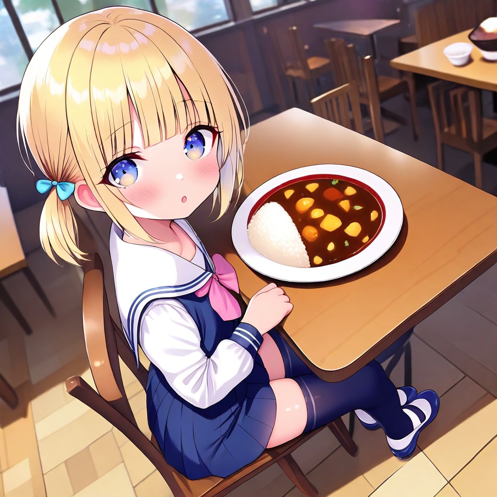 カレーで暑さを吹き飛ばすよ！