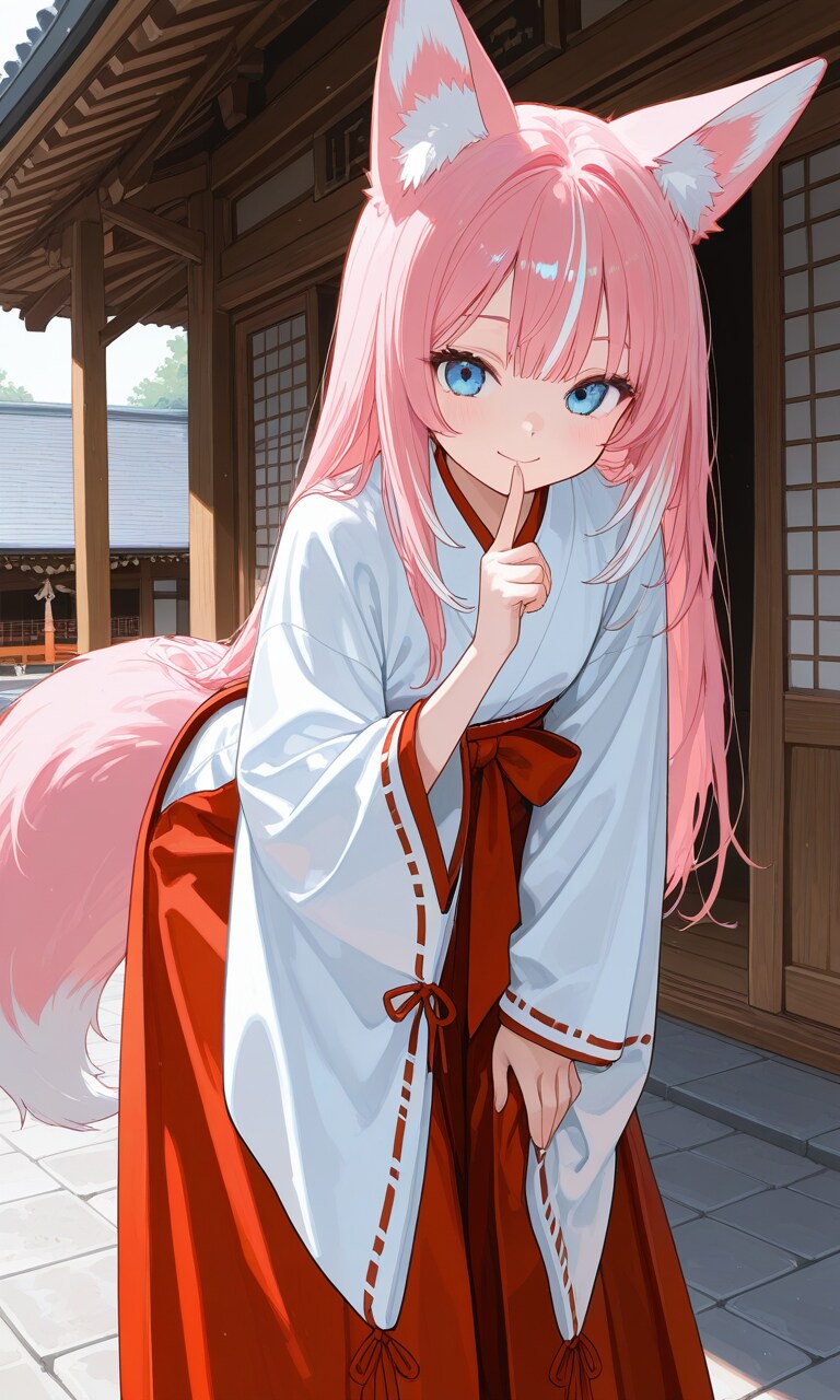 神社では騒がないようにせぬとならんぞ？