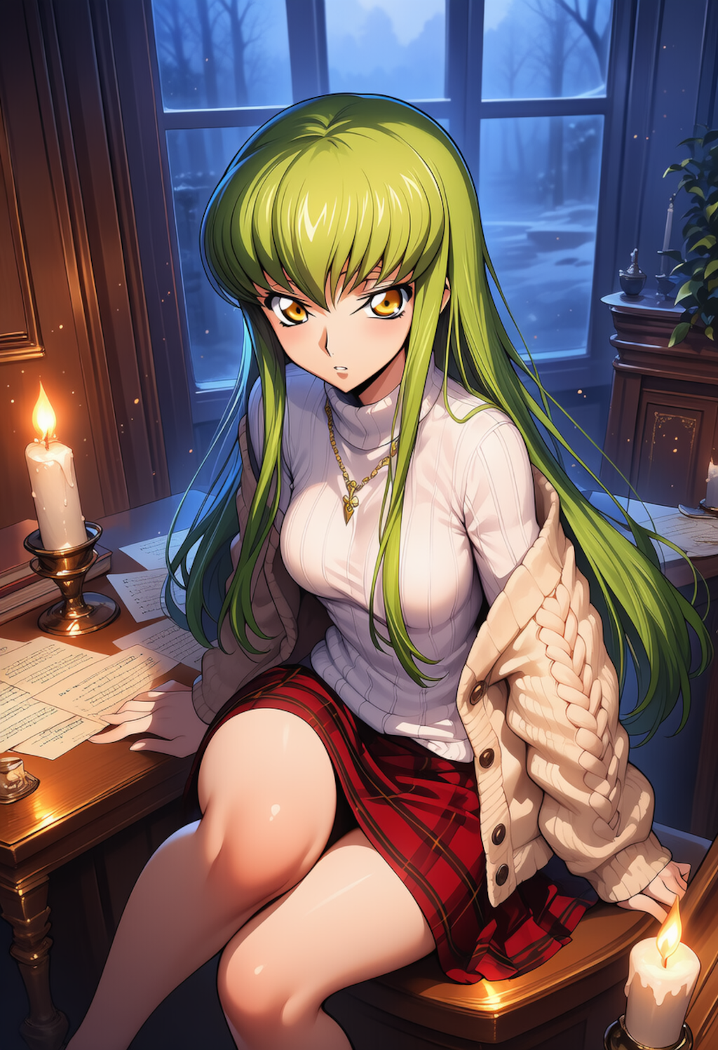 蝋の香に酔う夜 ― Wax and Whisper