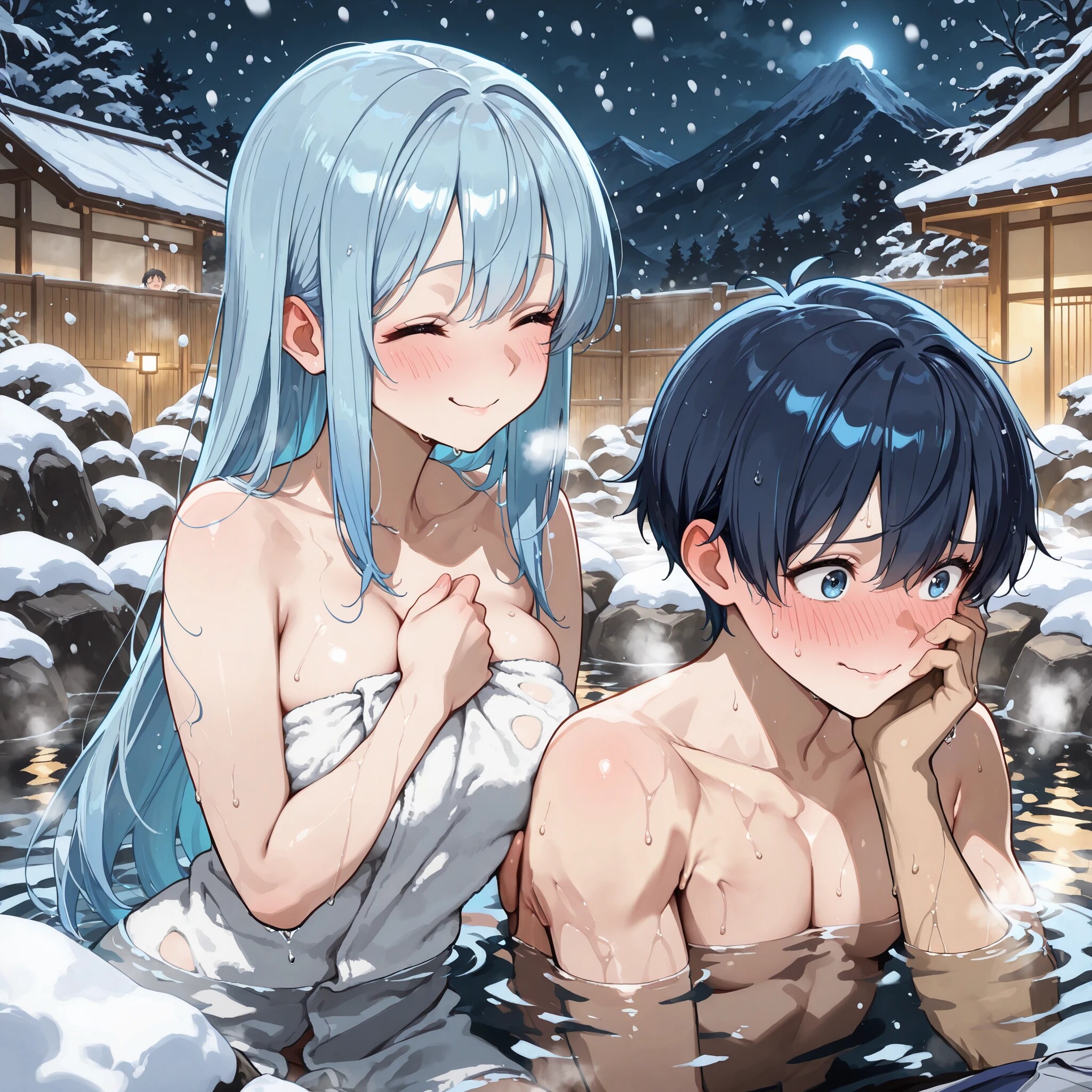 ねぇちゃんとおふろはいった？
