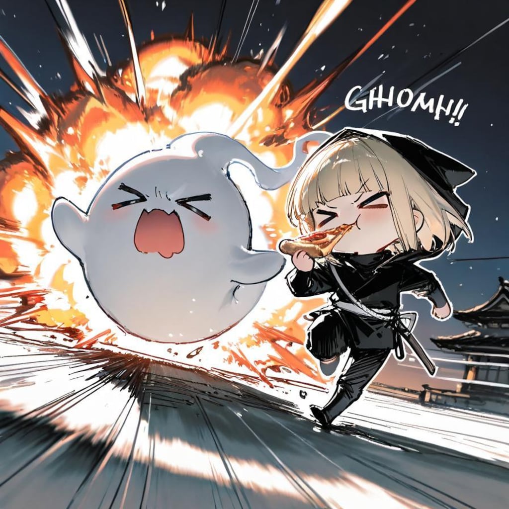 隠 密 行 動 (爆音)🍕💥💥💥