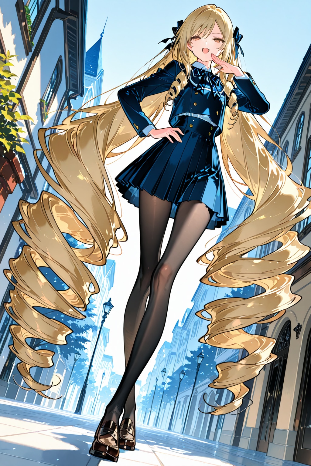 金髪ツインドリルフィギュア