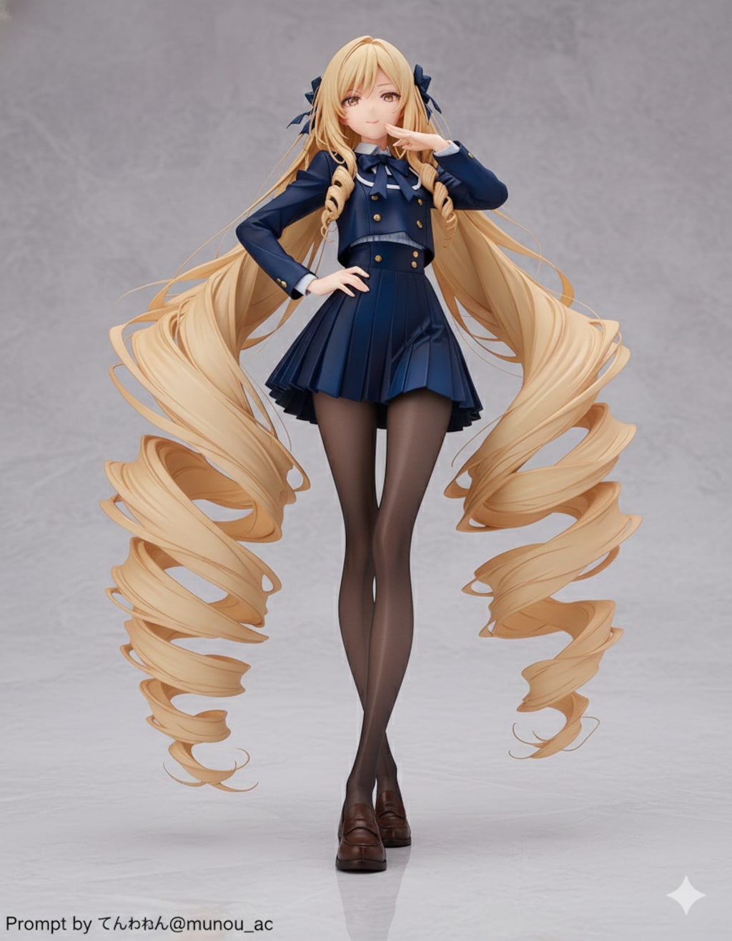 金髪ツインドリルフィギュア