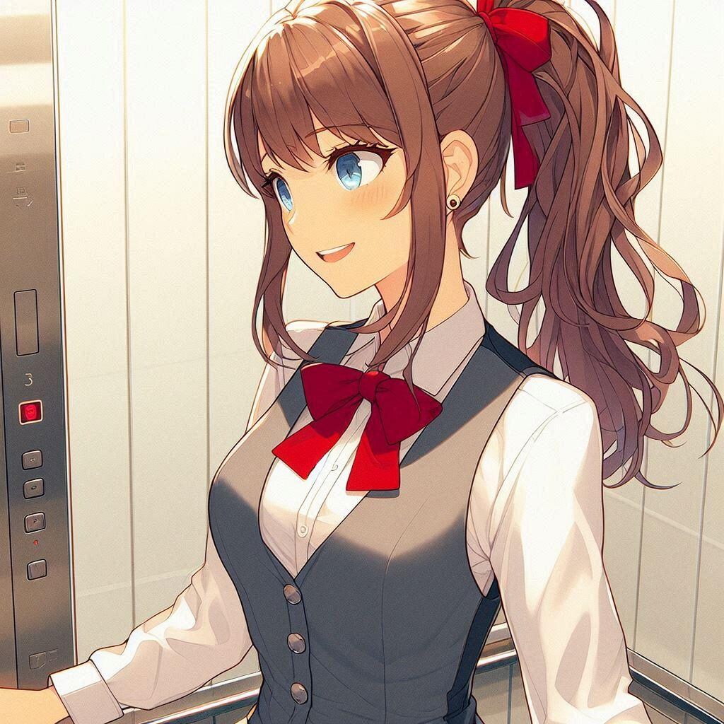 エレベーターにいた綺麗なお姉さん