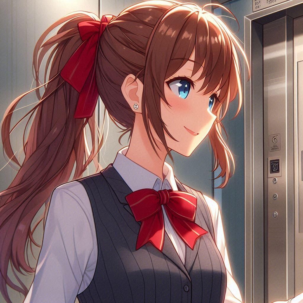 エレベーターにいた綺麗なお姉さん