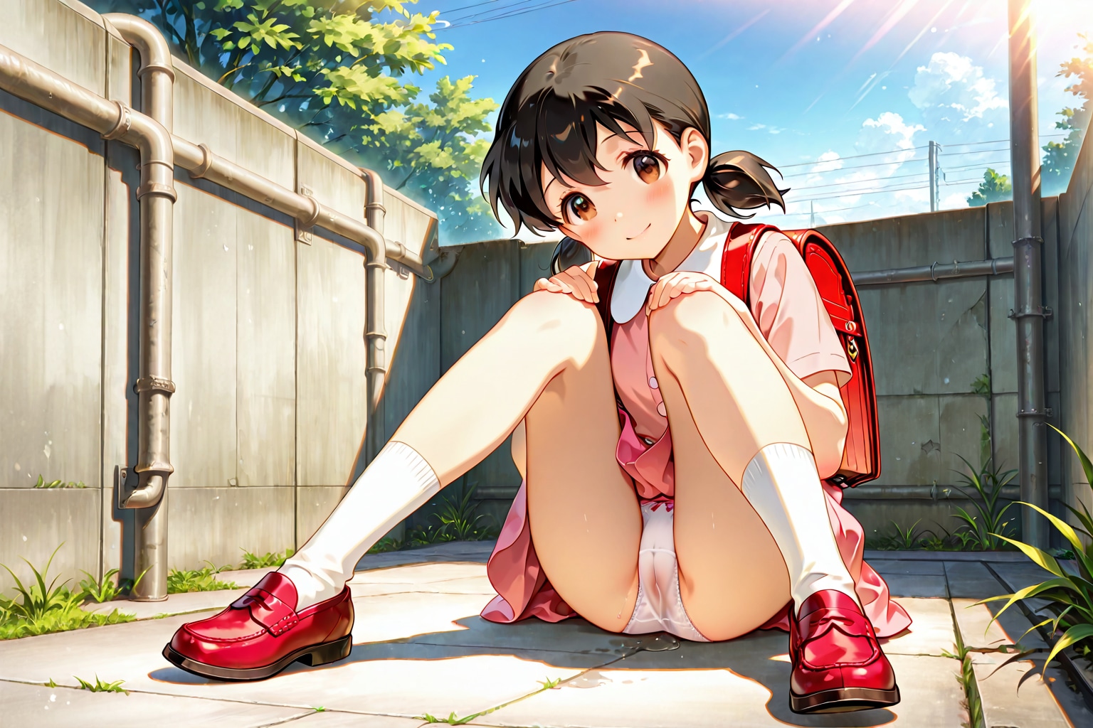 夏休み前の帰り道