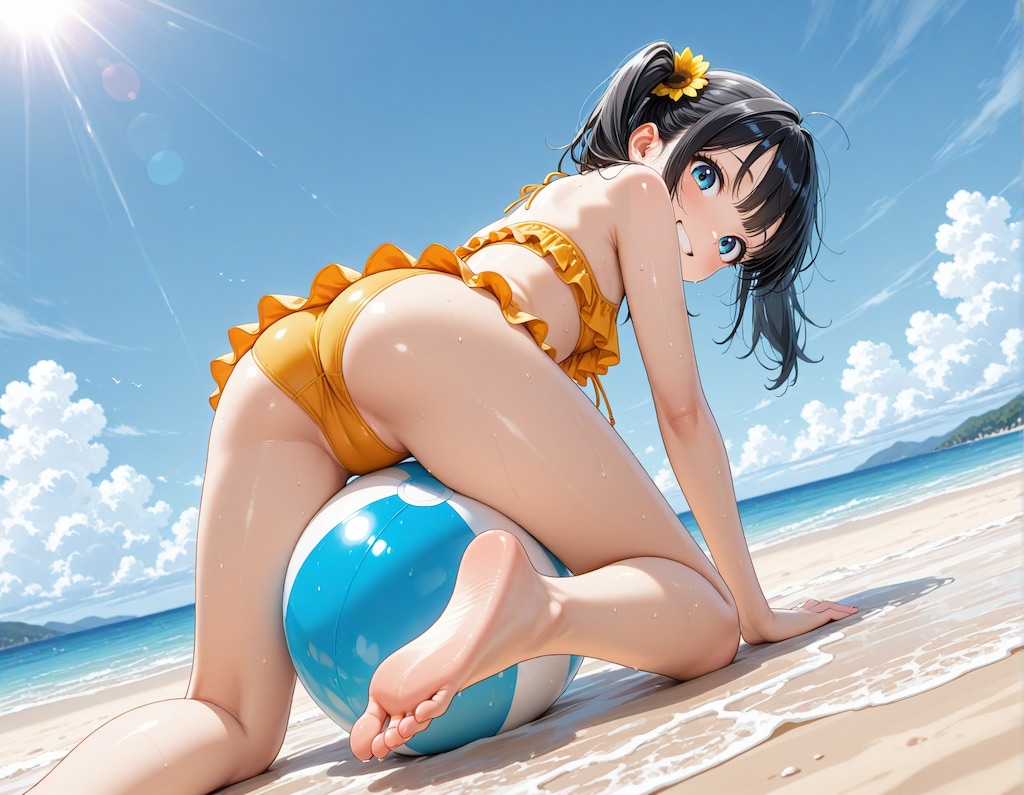 夏真っ盛りのツインテちゃん②