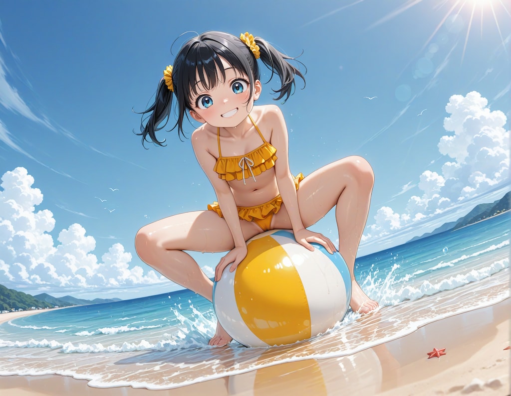 夏真っ盛りのツインテちゃん②