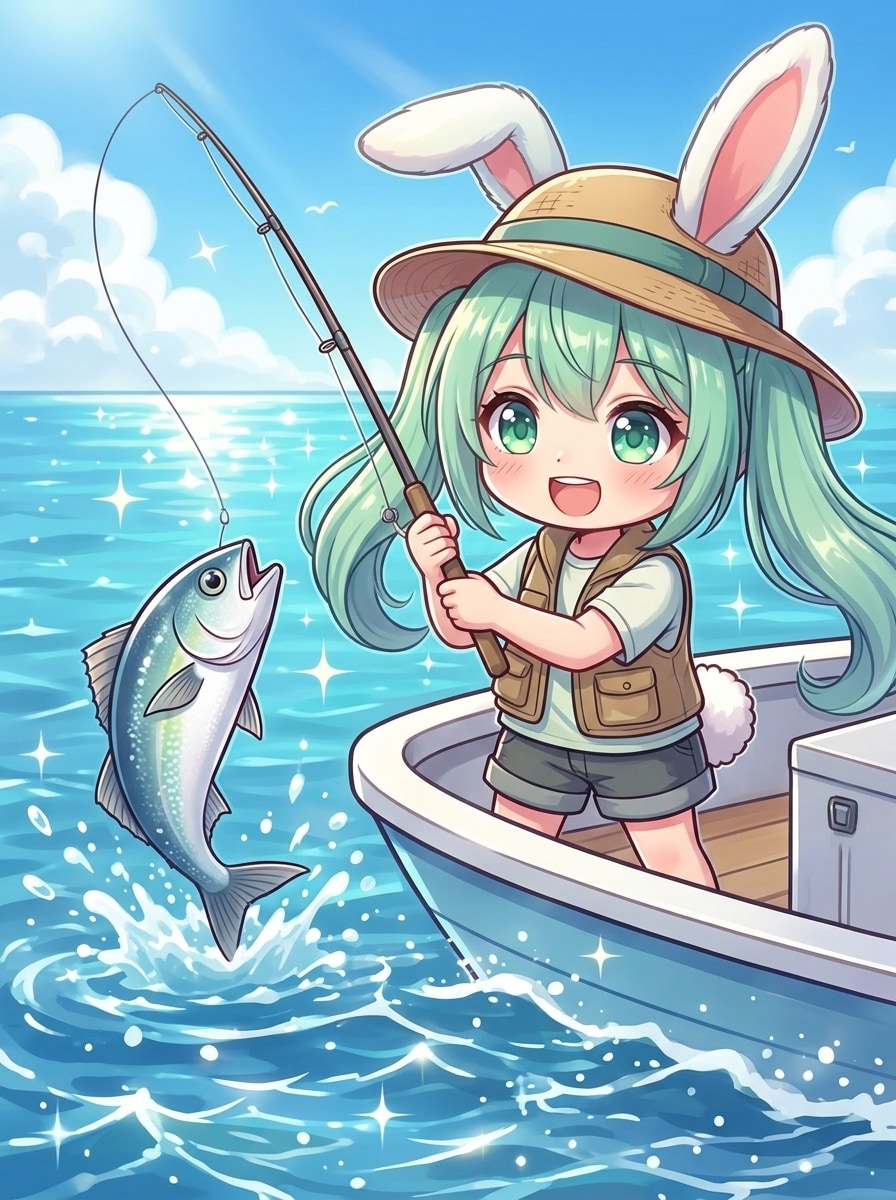 10月10日 #釣りの日 | の人気AIイラスト・グラビア
