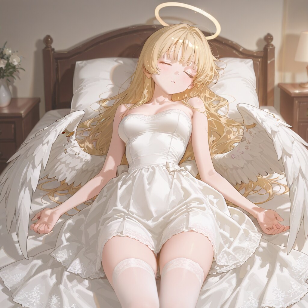 pegasusでベッドの上の天使ちゃん251106