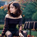 🍁ニットセーター、秋を感じる🍁 4枚目