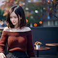 🍁ニットセーター、秋を感じる🍁 3枚目