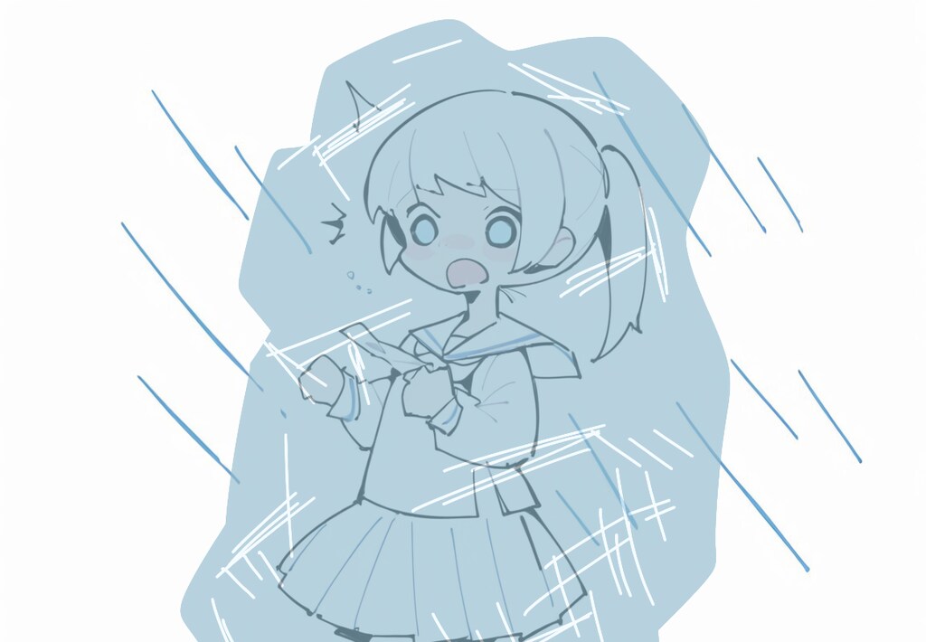 凍って動けませんでした！