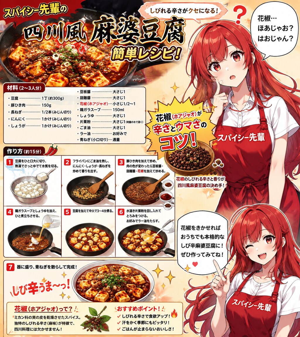 四川風麻婆豆腐