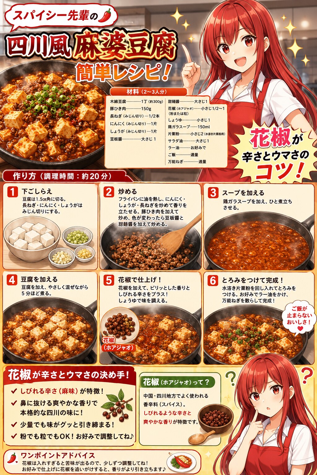 四川風麻婆豆腐