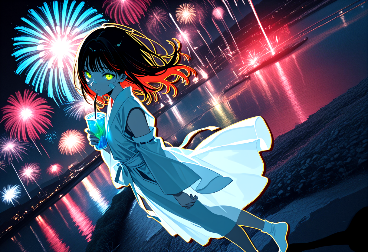 花火の夜に